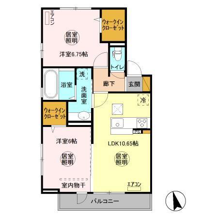 ボヌール上村（102） 間取り図画像