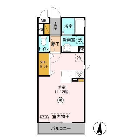 グレイズシア（301） 間取り図画像