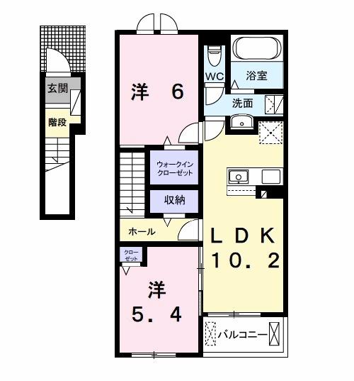 メゾン・ド・ソレイユ（202） 間取り図画像