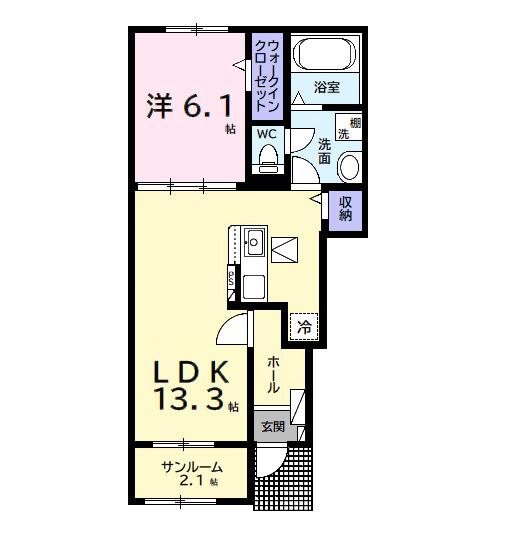 Ｂｏｎ　Ｖｏｙａｇｅ（102） 間取り図画像