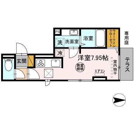 アセットさち（102） 間取り図画像