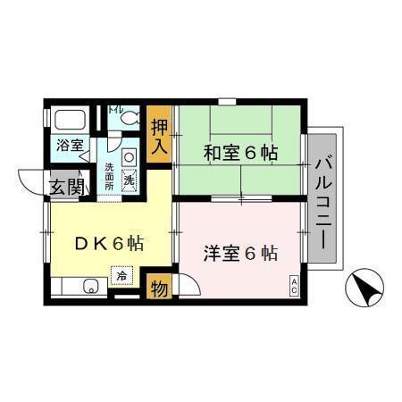 メゾンボナール（206） 間取り図画像