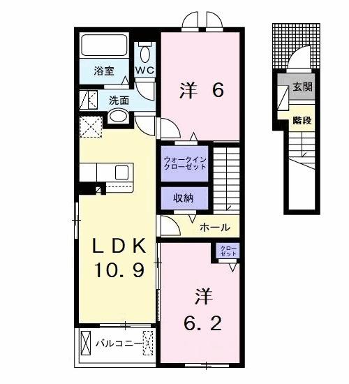 アルカディアⅡ（205） 間取り図画像