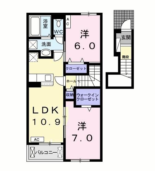 プロスペリタ（204） 間取り図画像