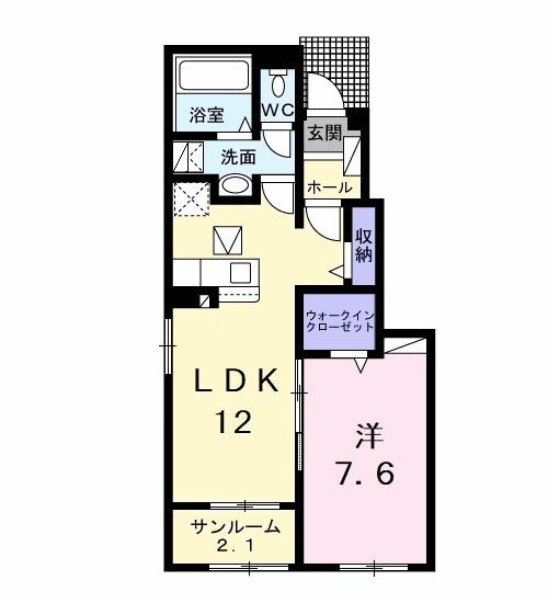 アルカディアⅡ（105） 間取り図画像