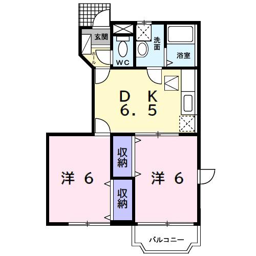 クレストヒルズＦ（101） 間取り図画像