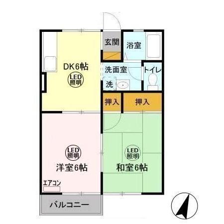 メゾン・ド・ロアールⅡ（202） 間取り図画像