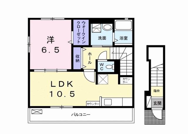 アバンツァート（201） 間取り図画像