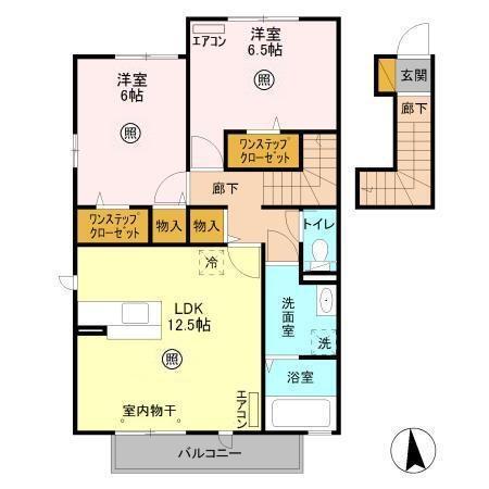 コルテシモ（202） 間取り図画像