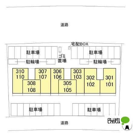 ラフィネフィオ−レ（106） 地形図・案内図