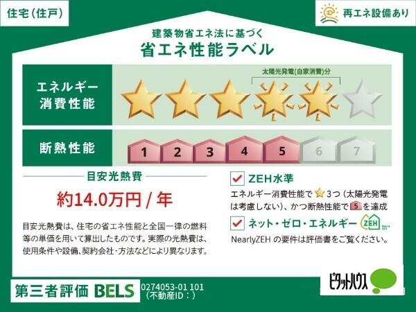 マウント　シティⅠ（202） 省エネ性能表示ラベル