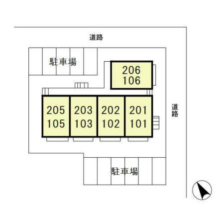 メゾンボナール（206） 駐車場