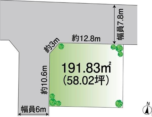 市原市光風台　売地 区画図