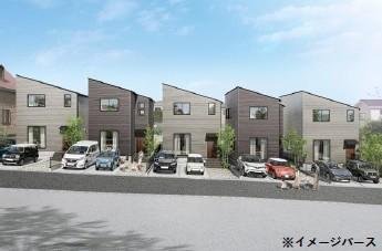 人気の真舟小学校へ徒歩約6分の新築住宅！駐車並列２台可能！