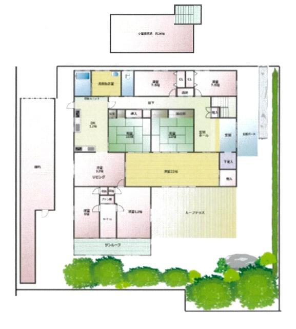 君津市久保中古住宅 間取り図画像