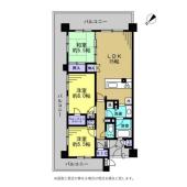 3LDK角部屋