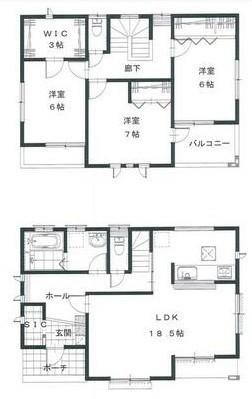 収納豊富！3帖大のWICも重宝します