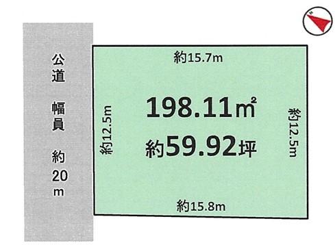 間口も広い土地です！