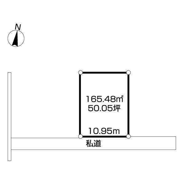 解体更地渡しなので水道メーター付き。