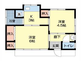1号棟の間取りです！