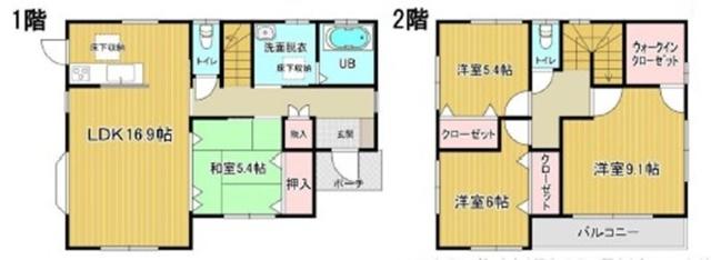駐車場3台分OK（車種による）火が出ずに安心なオール電化住宅！