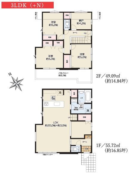 １号棟間取り図