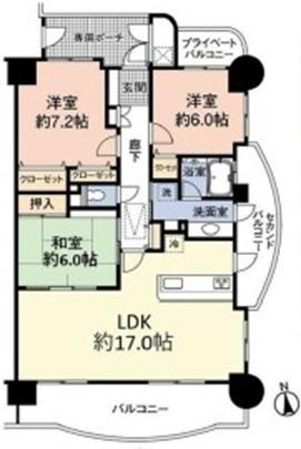 9階角部屋、眺望良好！！