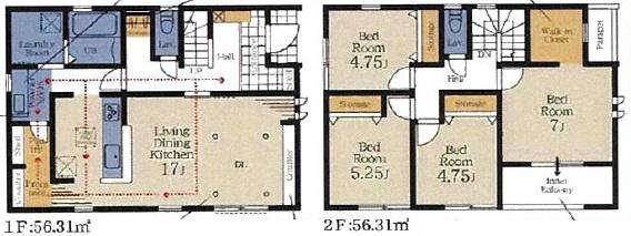 全部屋収納有♪