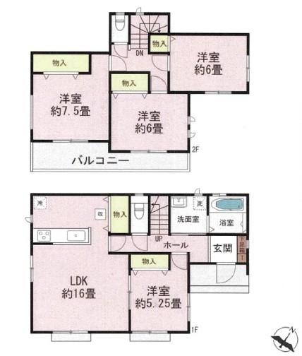 広々とした間取りになります♪