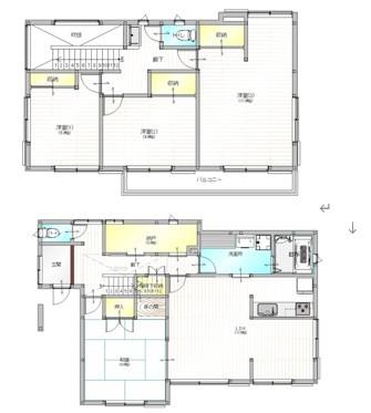 全室南向きの明るい間取り！
