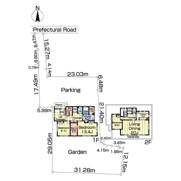 広々3LDK、全室エコカラット貼り！