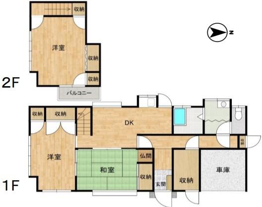 コンパクトですが使い勝手良好な間取り