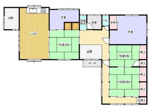 敷地広々233坪！ゆったりとした平屋建て！