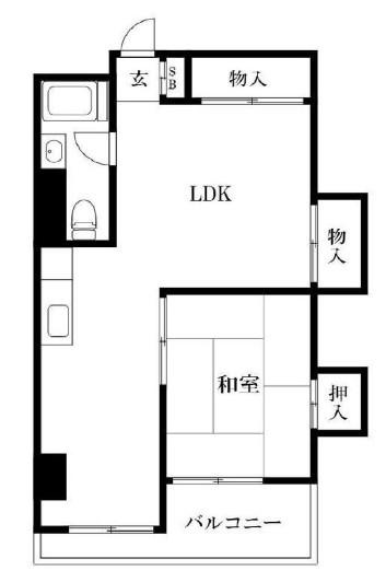 コンパクトですが使い勝手良好な間取り