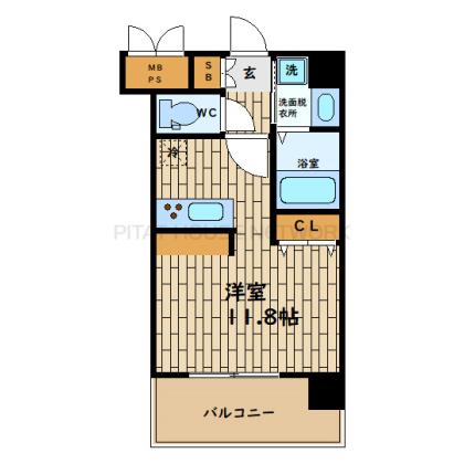 スプランディッド中之島WEST 間取り図写真