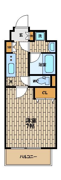 アーバネックス梅田西 間取り図画像