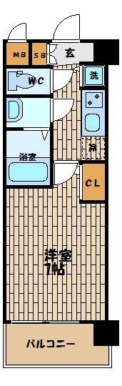 メインステージ大阪福島 間取り図画像