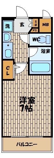 エスリード梅田西第３ 間取り図画像