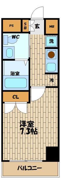 セイワパレス堂島シティ 間取り図画像
