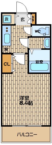 スワンズシティ堂島川 間取り図画像