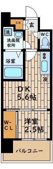セレニテ福島プリエ 間取り図画像