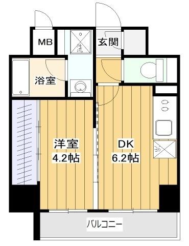 エステムコート大阪福島Ⅱレイヤー 間取り図画像