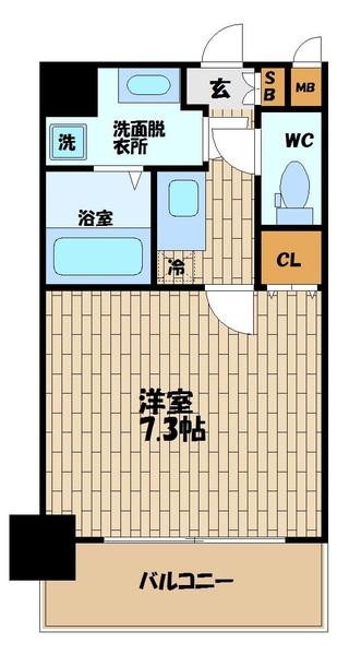 CASSIA福島駅前 間取り図画像