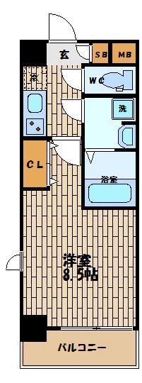 S-FORT福島Libre 間取り図画像