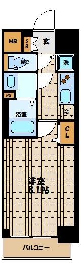 プランドール福島レジデンス 間取り図画像
