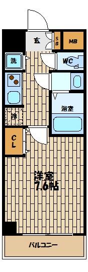 スワンズシティ堂島川 間取り図画像