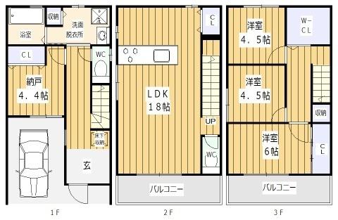  間取り図写真