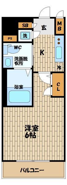 エスリード福島シティグランツ 間取り図画像