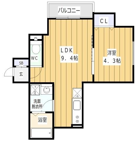リラ・グランデ・ノダ（303） 間取り図画像