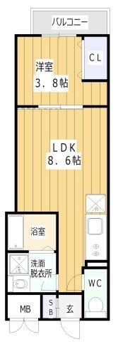 リラ・グランデ・ノダ（305） 間取り図画像